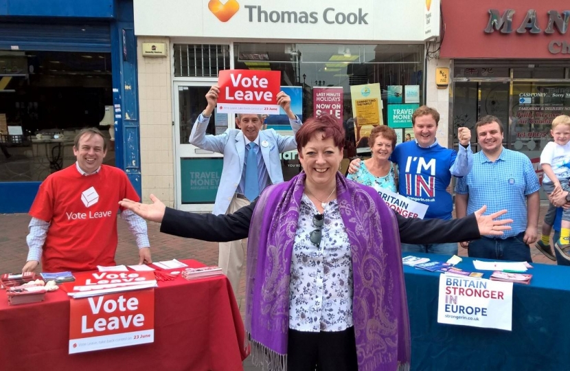 Jackie chairing debates across Thurrock