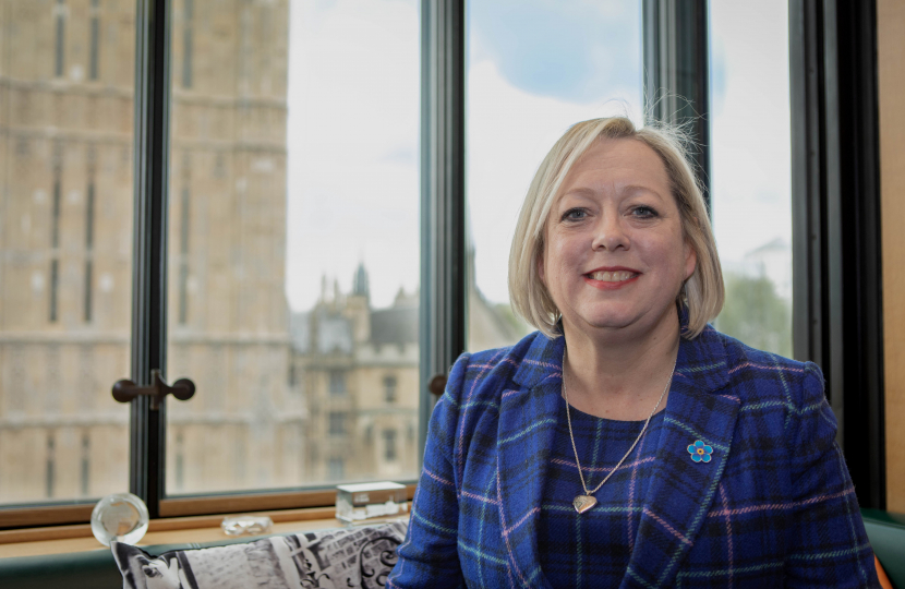 Jackie in Parliament