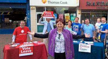 Jackie chairing debates across Thurrock