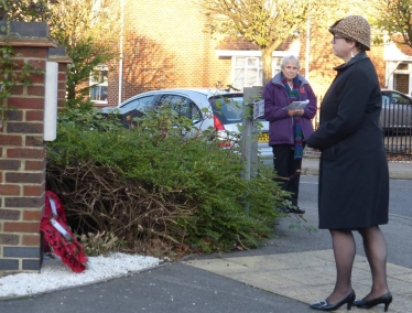 Jackie remembering our fallen heroes